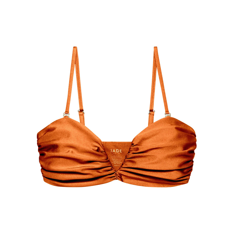 Calla Top in Bronze Sheen