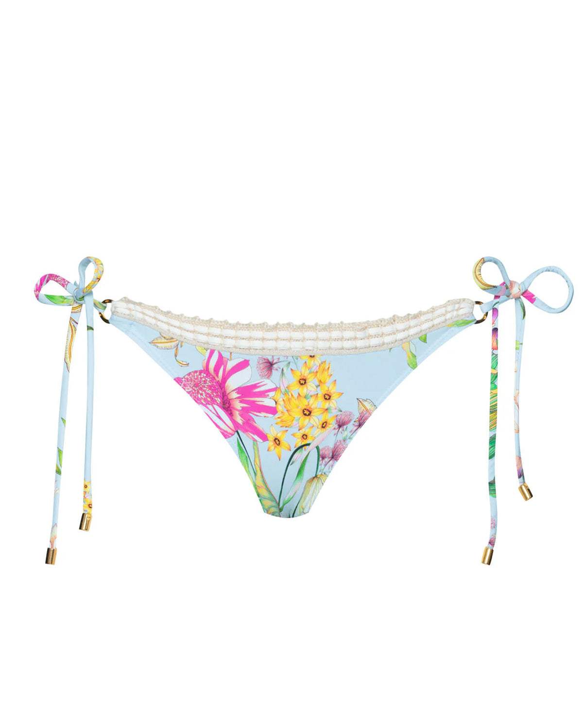 Carrie Crochet Trim Tie Bottoms Teeny