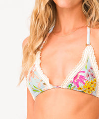 Kyle Crochet Trim Triangle Top