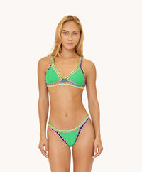 Crochet Bikini Bottoms in Green