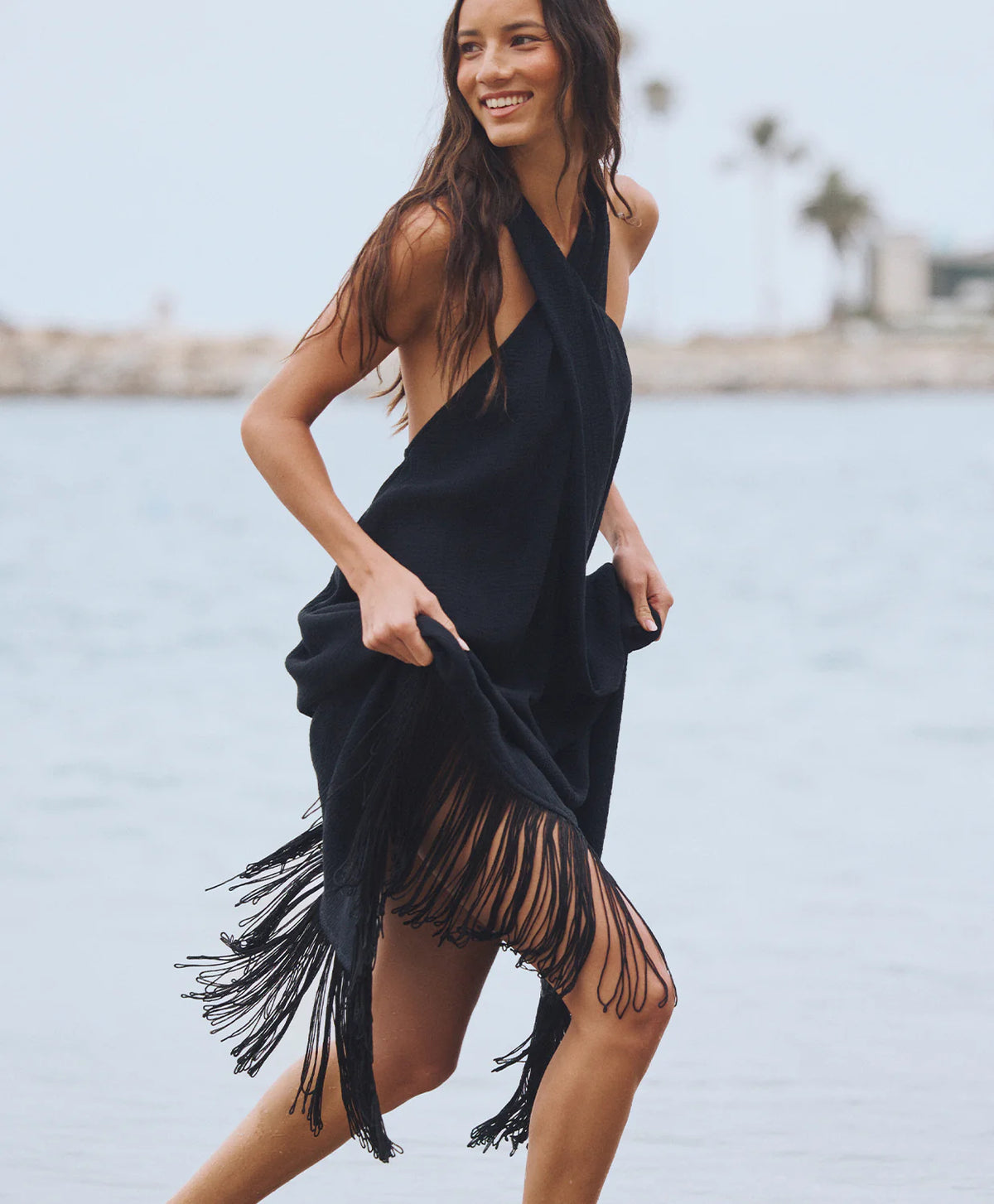 Kate Fringe Dress Salt & Sand Kate Fringe Dress Salt & Sand