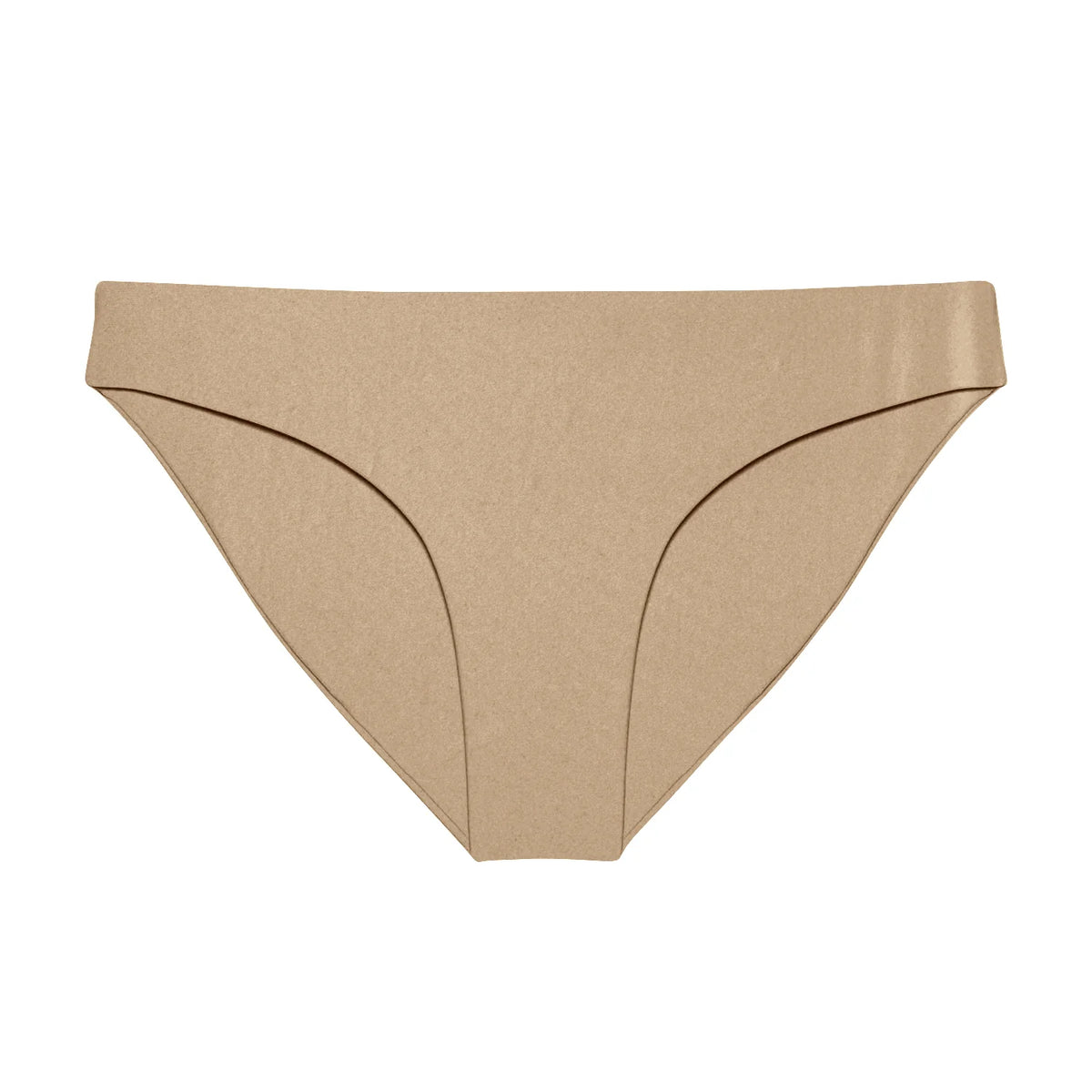 Lure Bikini Bottoms in Taupe Sheen