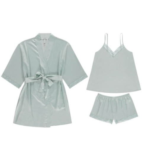 Flora Nikrooz Robe & Cami Travel Set