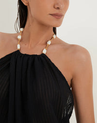 Cloe Short Cover Up -Black