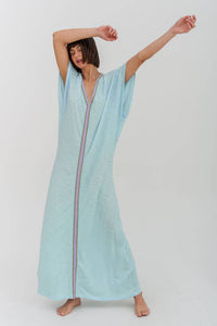 Pima Abaya: Celeste / Petite