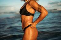 Katia Bikini Top in Black Cord