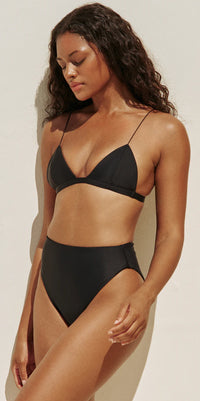 Incline Bikini Bottoms Taupe Sheen