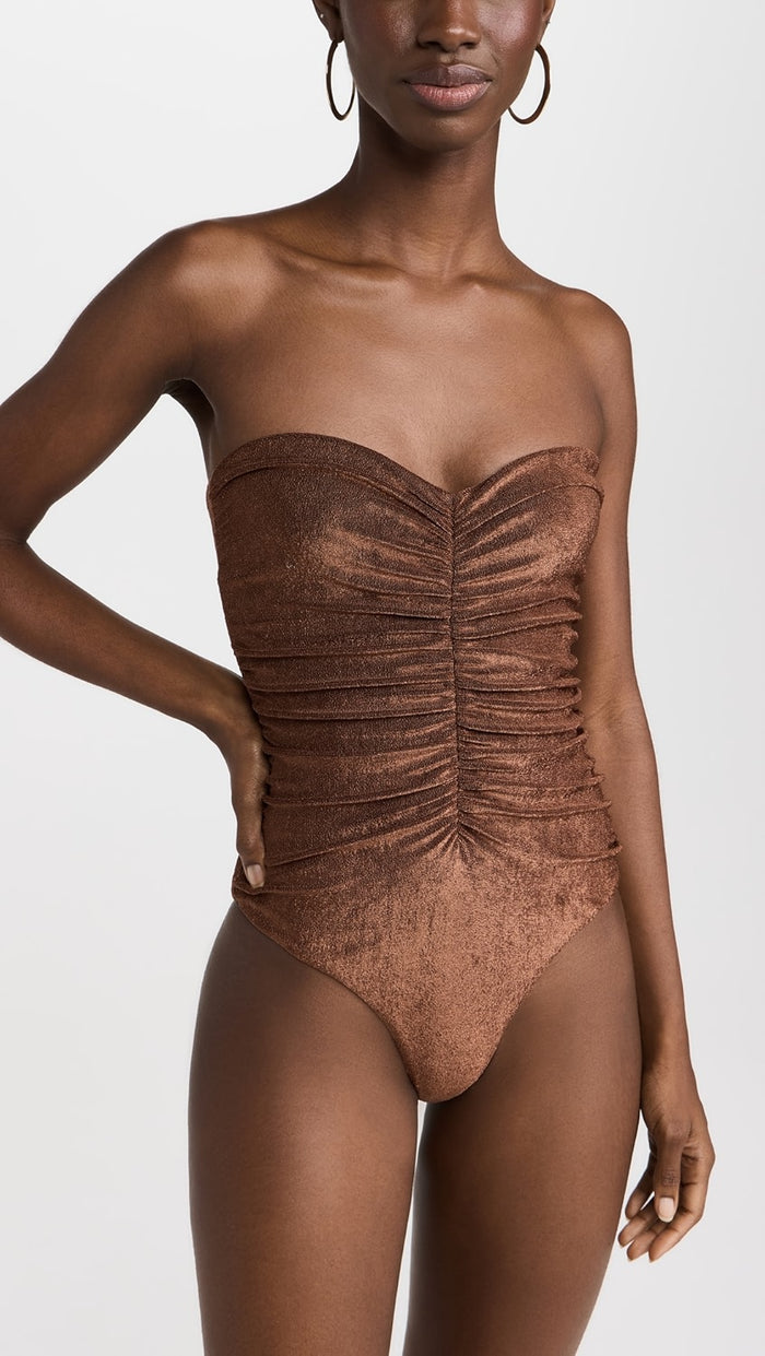 Jade Yara Terry One Piece Espresso