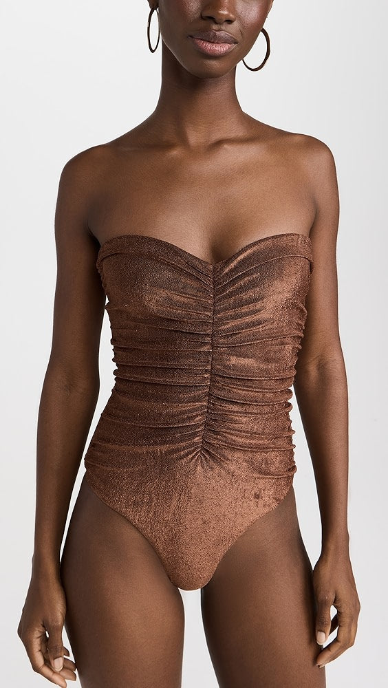 Jade Yara Terry One Piece Espresso