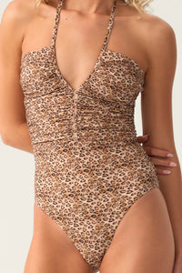 Josie One-Piece in Leopard
