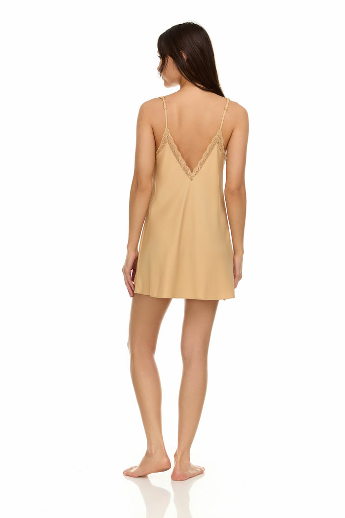 Flora Nikrooz Hazel Chemise in Soft Gold